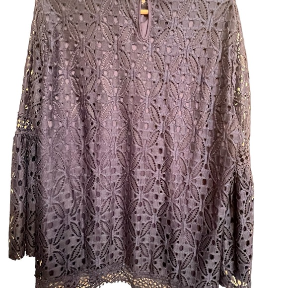 NWOT Navy Suzanne Betro Long Sleve Top - Picture 9 of 12